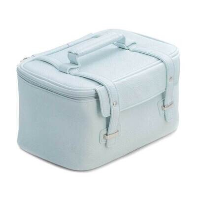 Light Blue Leatherette Travel Makeup Case GM21283, MPN: GM21283, 797140572640