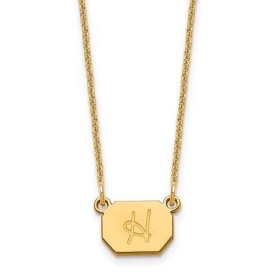 Initial Octagon Necklace 14k Gold XNA1349Y, MPN: XNA1349Y,