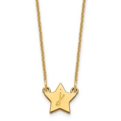 Initial Star Necklace 14k Gold XNA1350Y, MPN: XNA1350Y,