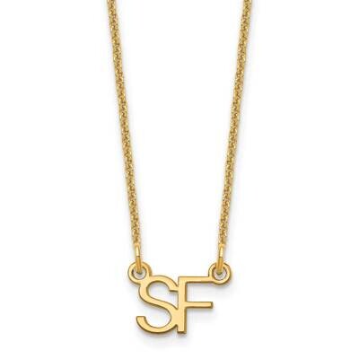 2 Initial Necklace 14k Gold Small XNA1250Y, MPN: XNA1250Y,