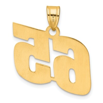 Block Number 65 Pendant 14k Gold Polished BN65, MPN: BN65, 196904078983