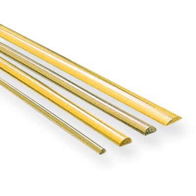 6 X 1.5 mm. Wire 14k Gold Half Round Shaped 14YHRW/65, MPN: 14YHRW/65,