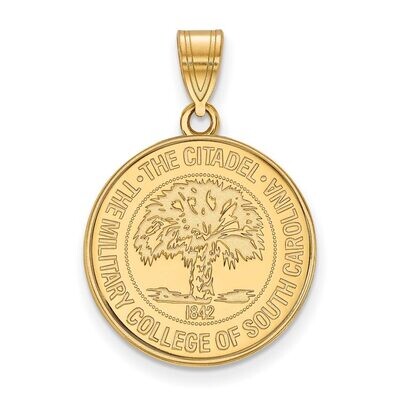 The Citadel Large Crest Pendant Gold-plated Silver GP031TCI, MPN: GP031TCI, 886774934488