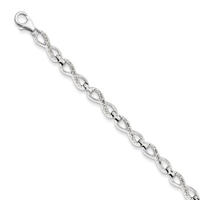 Bracelet Sterling Silver with Diamonds QDX1140, MPN: QDX1140, 818050014003