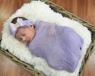 Baby Headband Lilac Lavender Baby Headband Lilac Baby Headband Baby Big Bow Headband, MPN: 3001-453…