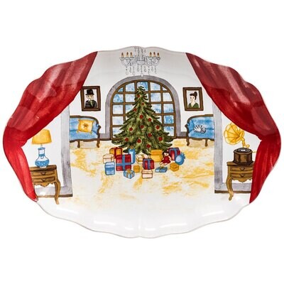 Casafina The Nutcracker White Oval Platter 40 TA401-WHI, MPN: TA401-WHI, 840289094822