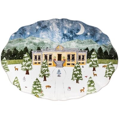 Casafina The Nutcracker White Oval Platter 50 TA501-WHI, MPN: TA501-WHI, 840289094815