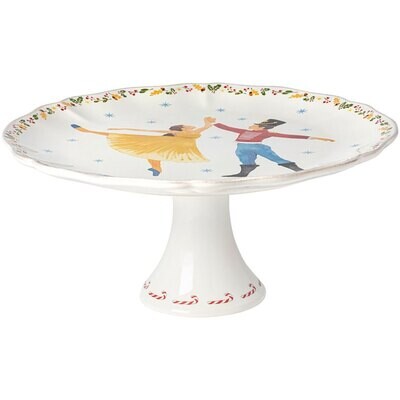 Casafina The Nutcracker White Footed Plate 33 TP333-WHI, MPN: TP333-WHI, 840289094853