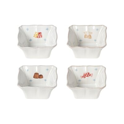 Casafina The Nutcracker White Set of 4 Ramekins 10 TNS02-WHI, MPN: TNS02-WHI, 840289094884