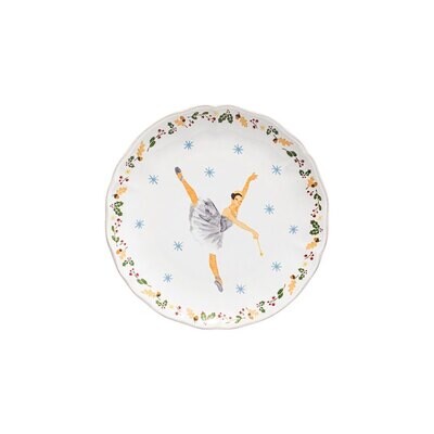 Casafina The Nutcracker White Salad Plate Sugar Plum Fairy TP213-WSF Set of 4, MPN: TP213-WSF, 8402…