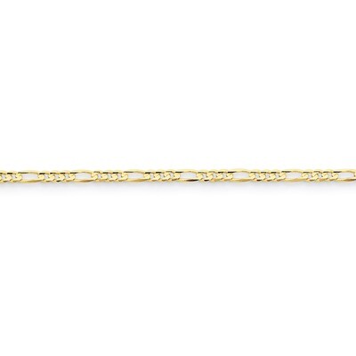 3.0mm Figaro Chain 7 Inch 10k Gold 10FG080-7, MPN: 10FG080-7, 886774420318