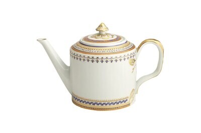 Mottahedeh Chinoise Blue Teapot S1532, MPN: S1532,