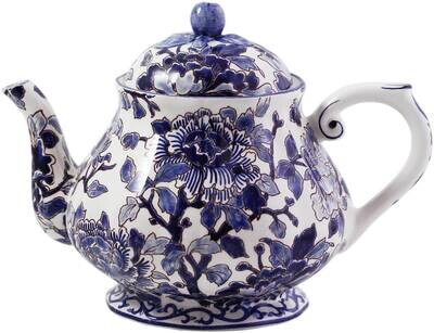 Gien Pivoines Bleues Teapot 1665CTH248, MPN: 1665CTH248, 840769065540