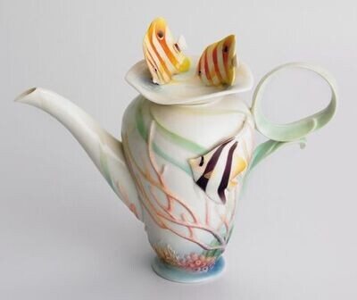 Franz Porcelain By The Sea Teapot FZ01141, MPN: FZ01141,