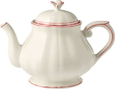 Gien Filet Coral Teapot 1839CTH248, MPN: 1839CTH248, 3660838017273