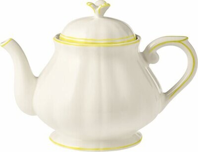 Gien Filet Citron Teapot 1833CTH248, MPN: 1833CTH248, 840769064840