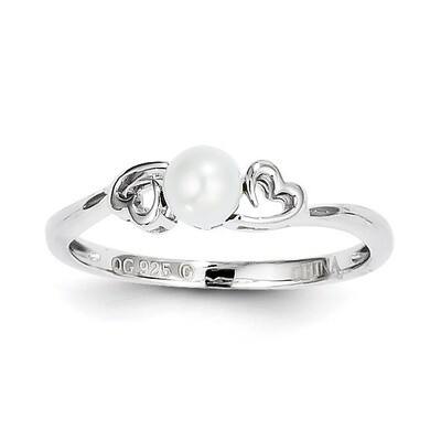 Pearl June Ring Sterling Silver Cultured QBR15JUN, MPN: QBR15JUN, 883957500935