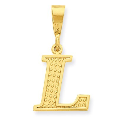 Initial L Charm 14k Gold C1449-L, MPN: C1449-L, 886774087757