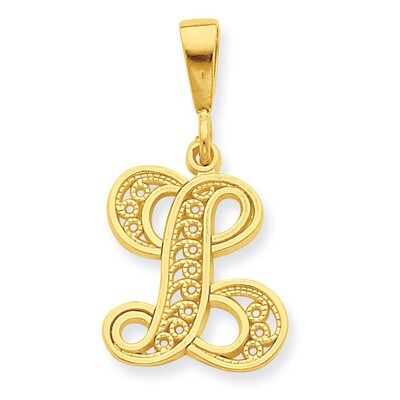 Initial L Charm 10k Gold 10C242/L, MPN: 10C242/L, 883957344393