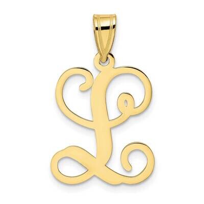 Initial Letter L Pendant 10k Gold 10XNA518Y/L, MPN: 10XNA518Y/L,
