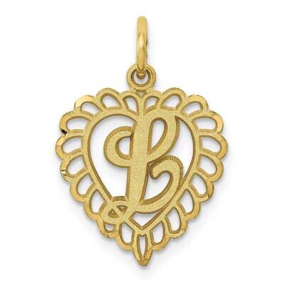 Initial L Charm 10k Gold 10C568L, MPN: 10C568L,