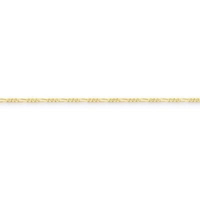 1.75mm Polished Figaro Chain 7 Inch 10k Gold 10FG050-7, MPN: 10FG050-7, 886774419664