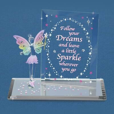 Dream and Sparkle Fairy Glass Figurine GM21654, MPN: GM21654, 708873040146