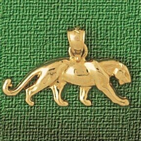 Dazzlers Jewelry Tiger Pendant Necklace Charm Bracelet in Yellow, White or Rose Gold 1737, MPN: DZ-…
