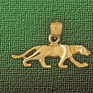 Dazzlers Jewelry Tiger Pendant Necklace Charm Bracelet in Yellow, White or Rose Gold 1738, MPN: DZ-…