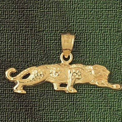 Dazzlers Jewelry Tiger Pendant Necklace Charm Bracelet in Yellow, White or Rose Gold 1718, MPN: DZ-…