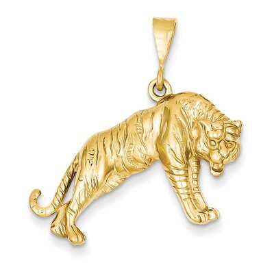 Tiger Charm 14k Gold C550, MPN: C550, 883957860787