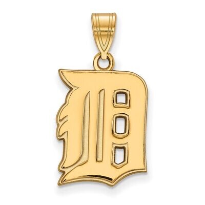 Detroit Tigers Large Pendant 10k Yellow Gold 1Y004TIG, MPN: 1Y004TIG, 886774801629