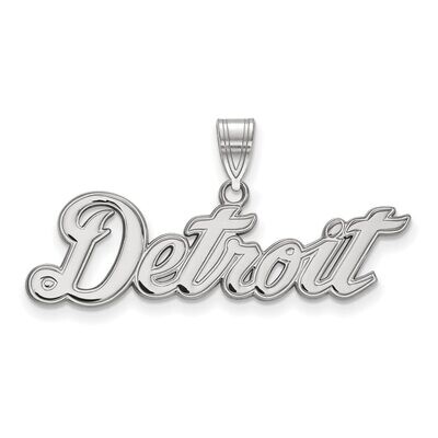 Detroit Tigers Large Pendant 14k White Gold 4W060TIG, MPN: 4W060TIG, 886774852263