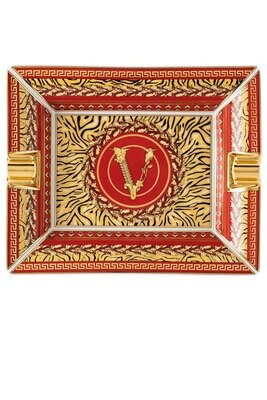 Versace Virtus Holiday Ashtray 6 1/4 Inch, MPN: 14269-409949-27236, 790955174252