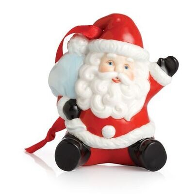 Franz Porcelain Holiday Greetings Santa Ornament FZ02450, MPN: FZ02450, 810524017565