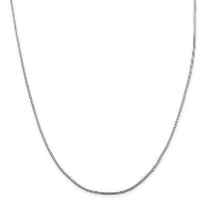 1.25mm Diamond-Cut Round Franco Chain 22 Inch Sterling Silver QFR125-22, MPN: QFR125-22, 1911017694…