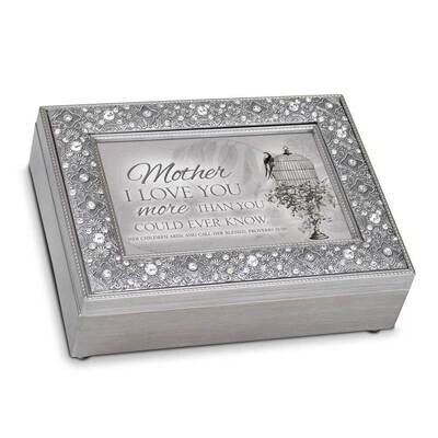 Mother Filigree Silver Music Box: HOW GREAT THOU ART GM22895, MPN: GM22895, 633303851750
