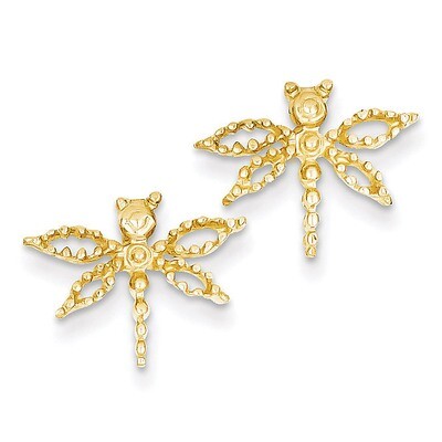 Dragonfly Earrings 14k Gold E910, MPN: E910, 637218063703