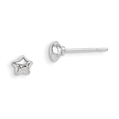 Star Post Earrings Sterling Silver QE8644, MPN: QE8644, 883957571850