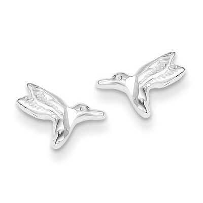 Hummingbird Post Earrings Sterling Silver QE3311, MPN: QE3311, 886774112527