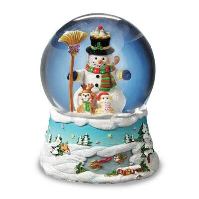 Gary Patterson Happy Holidays Snowman Snow Globe GM22050, MPN: GM22050, 842970052265