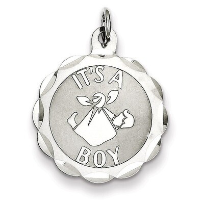 Its a Boy Charm Sterling Silver QC2493, MPN: QC2493, 883957488318