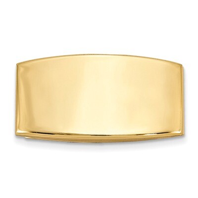 Domed Money Clip Gold-tone GM16799, MPN: GM16799, 788089136239