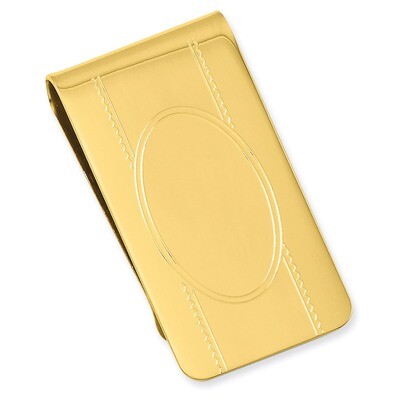 Kelly Waters with Engravable Area Money Clip Gold-plated GP3816, MPN: GP3816, 191101055287