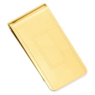 Kelly Waters with Engravable Area Money Clip Gold-plated GP3811, MPN: GP3811, 191101055263