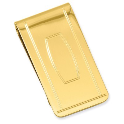 Kelly Waters with Engravable Area Money Clip Gold-plated GP3808, MPN: GP3808, 191101055249