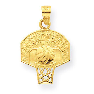Basketball Charm 10k Gold 10C1031, MPN: 10C1031, 886774018942