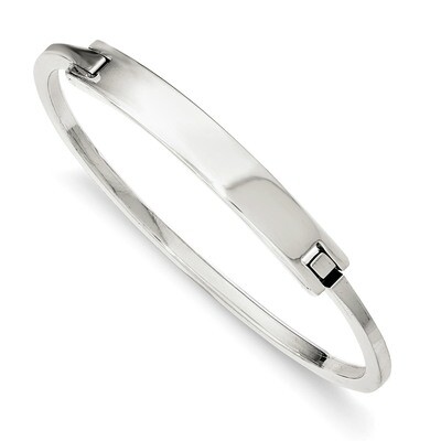ID Hinged Bangle Sterling Silver QB907, MPN: QB907, 886774748900