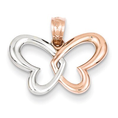 Butterfly Pendant 14k Rose Gold C4497, MPN: C4497, 886774617541