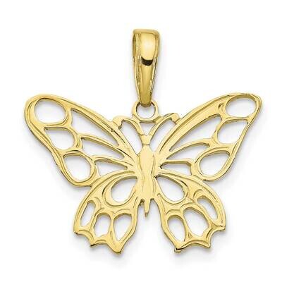 Butterfly Cut-Out Pendant 10k Gold 10D4202, MPN: 10D4202,